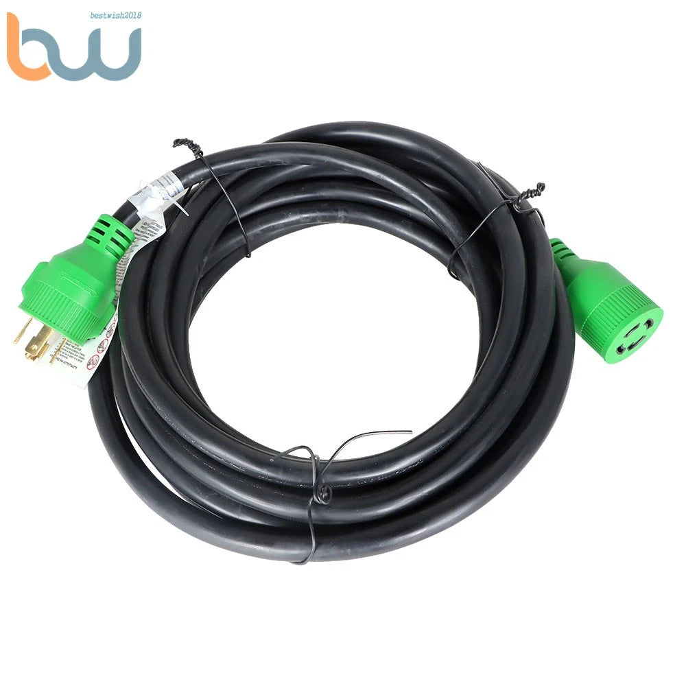 NEMA L14-30P/L14-30R 25ft 30A Generator RV Power Extension Cord
