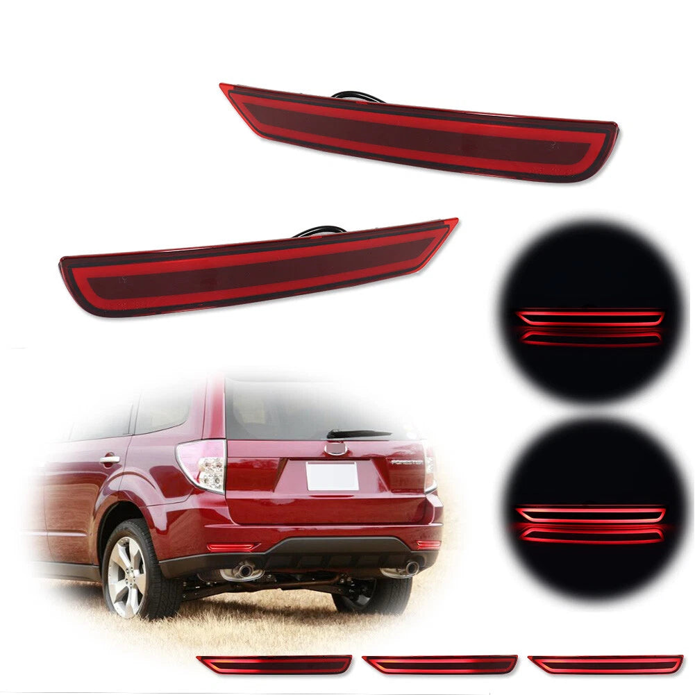 LED Rear Reflector Tail Light for Subaru Forester (2008–2018)