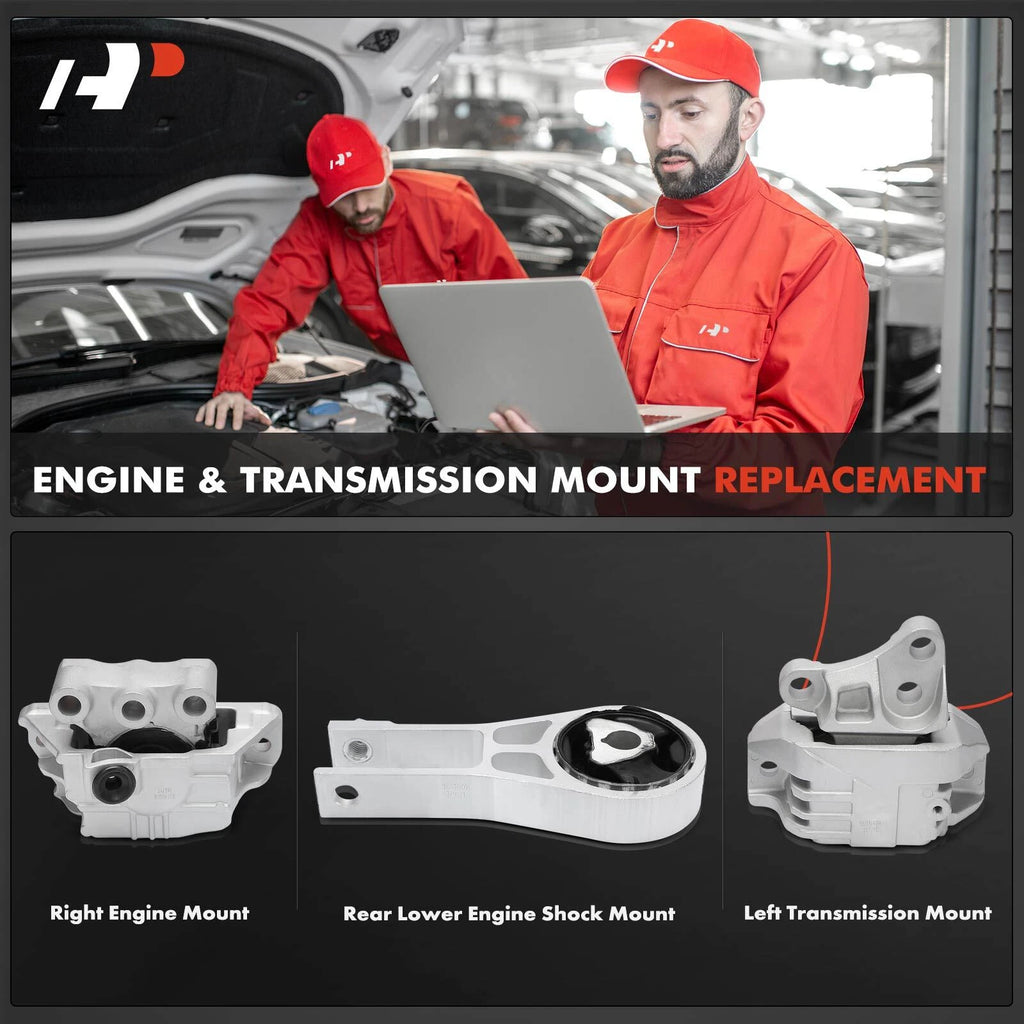 3X Engine Shock and Mounts for Jeep Compass Renegade (2017-2021)