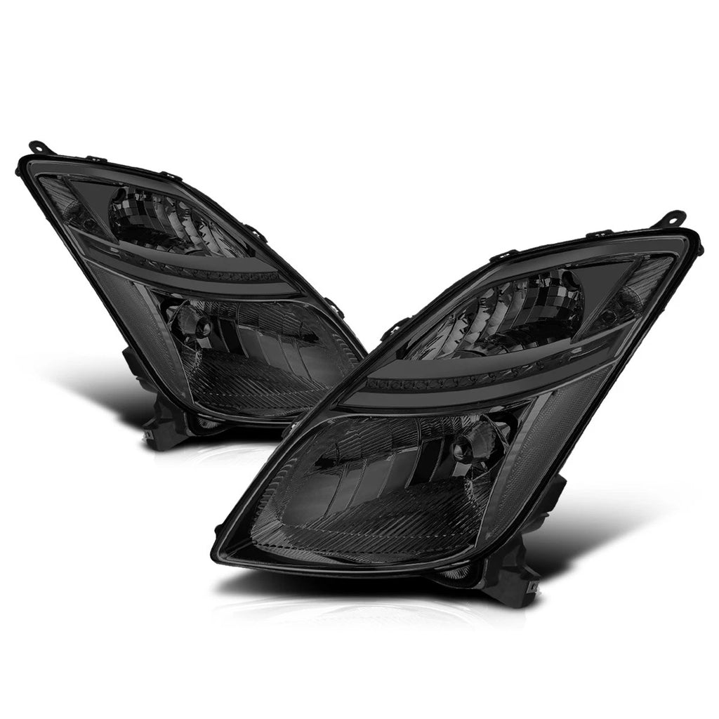 HID Xenon Headlights for Toyota Prius (2006–2009) Smoked Housing Clear Corner