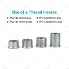 14mm Spark Plug Thread Repair Kit for (4 Inserts)