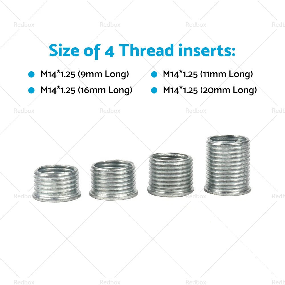 14mm Spark Plug Thread Repair Kit for (4 Inserts)