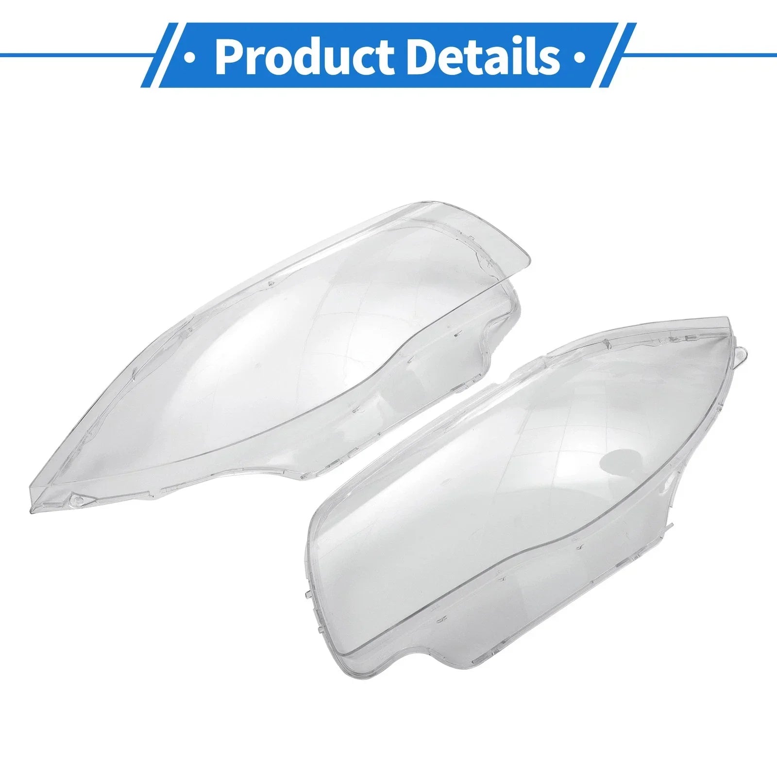 Headlight Lens Covers Front Left Right for BMW 120i