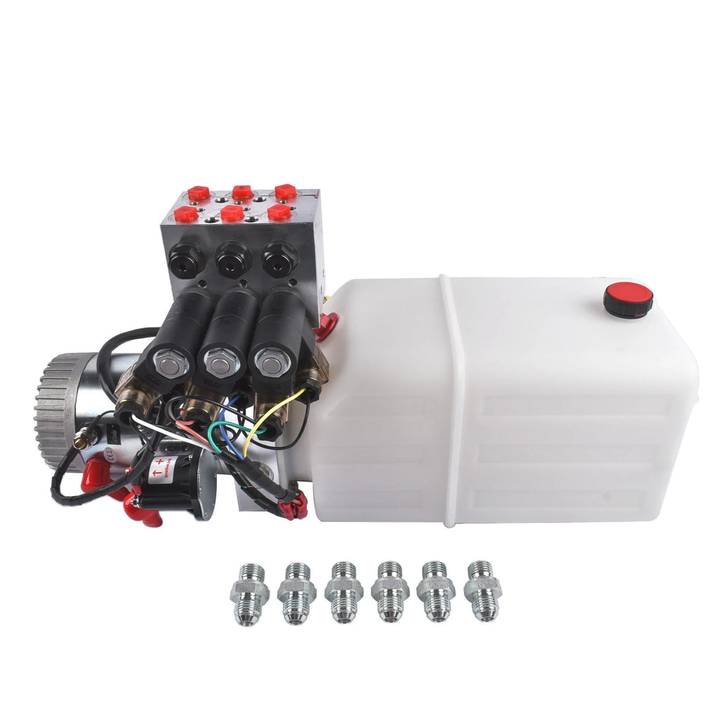 Hydraulic Pump for Dump Trailer 12V DC (6 Quart)