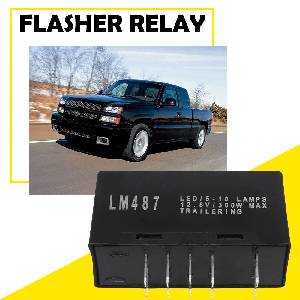 LED Turn Signal Flasher Relay for Chevy Silverado Tahoe Suburban (2007–2014)