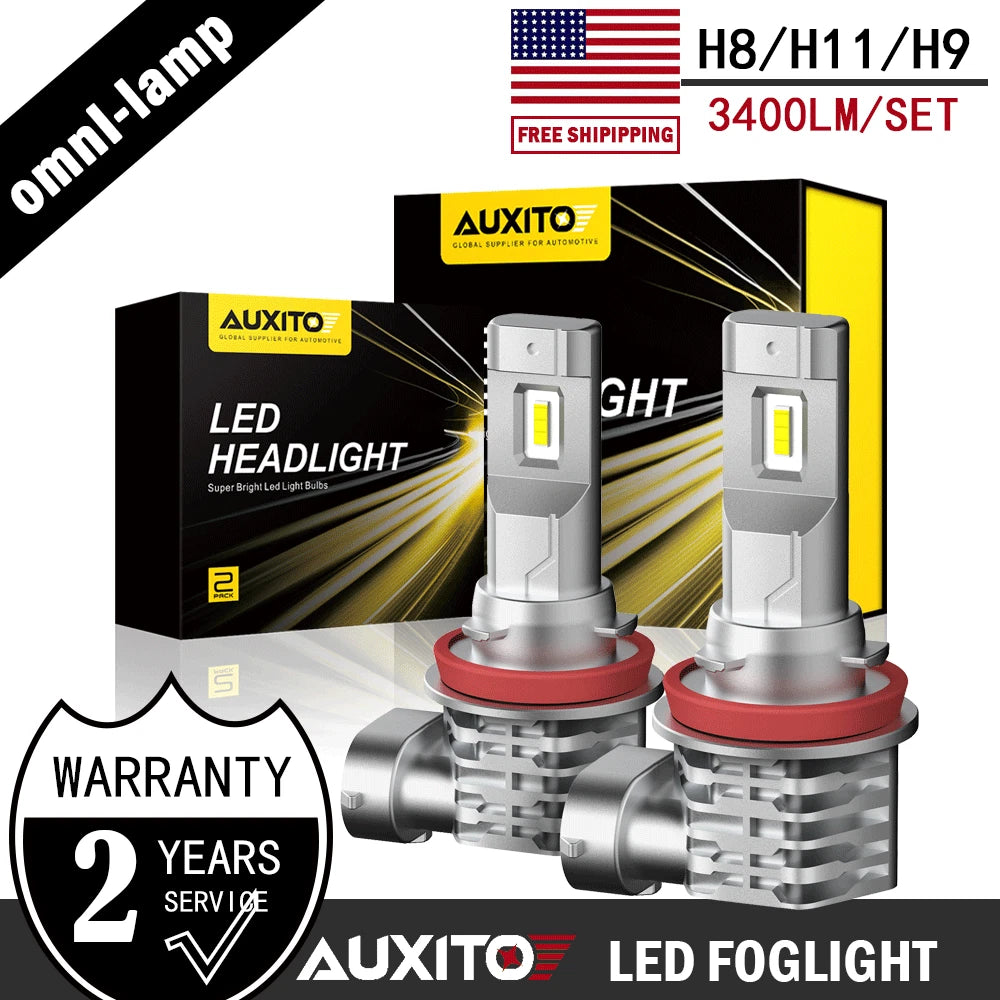 H11 H16 H8 LED Fog Driving Lights for Make Model (YYYY–YYYY)