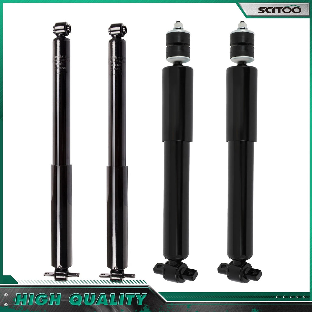 Set of 2 Front Rear Shock Absorbers for GMC Savana Chevy Express 2500 3500 (2003–2015)
