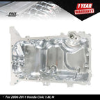 Aluminum Engine Oil Pan Assembly for Honda Civic (2015–2016)