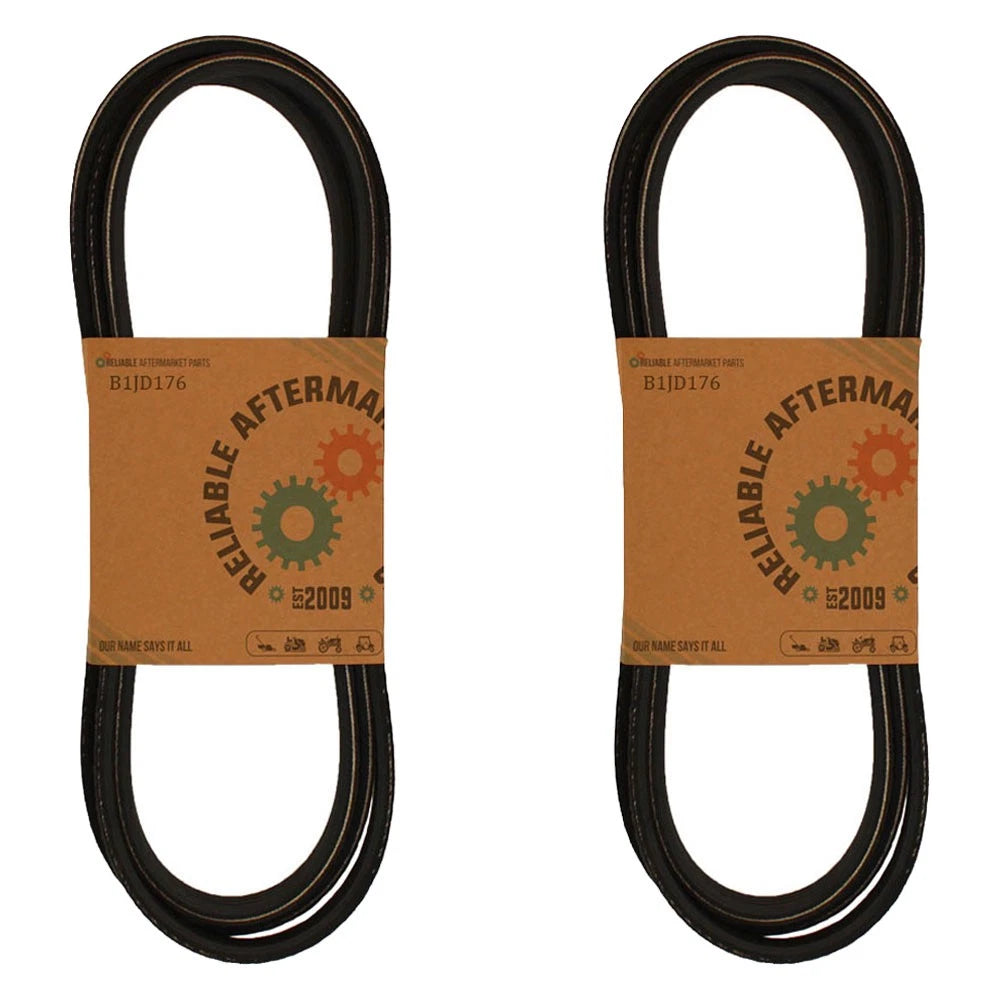 2X Belts for John Deere M71026, M47765 (1/2"x84")
