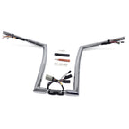 Chrome 16" Prewired Handlebar for Harley Road Glide (2008–2013)