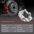 2X Front Brake Calipers Kit for Nissan 370Z Infiniti G37 M56 Q50 Q70