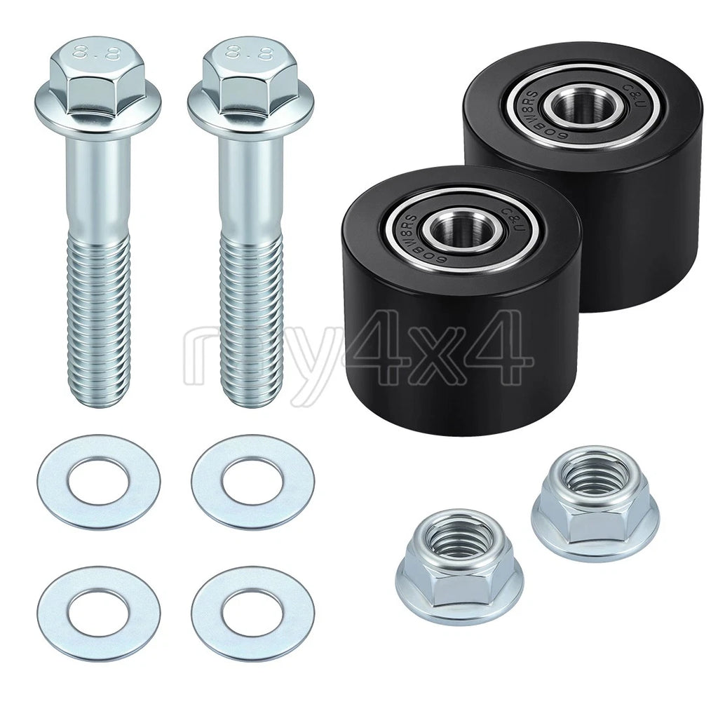 Set of 2 Upper Lower Chain Rollers for Honda ATC250R ATC250SX CR125R CR250R (1986–1989)