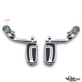 Chrome 5" Long Foot Peg Kit for Honda Shadow VT600 (1988–1990)