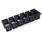 6 Gang Boat Rocker Switch Clip Panel Patrol Holder Housing Case Accessories