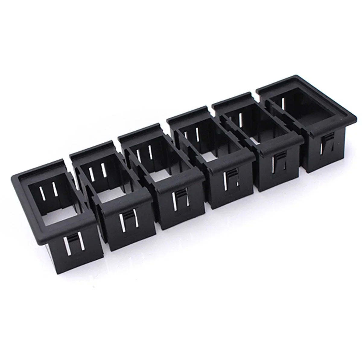 6 Gang Boat Rocker Switch Clip Panel Patrol Holder Housing Case Accessories