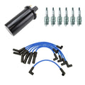 NGK Ignition Coil Wires & 6 Nickel Spark Plugs Kit for E-250 Econoline (1992–1996)