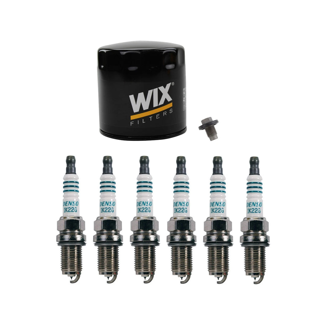 Wix Engine Oil Filter & Denso 6 Iridium Spark Plugs for Sebring V6 (2001–2006)