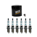 Wix Engine Oil Filter & Denso 6 Iridium Spark Plugs for Sebring V6 (2001–2006)