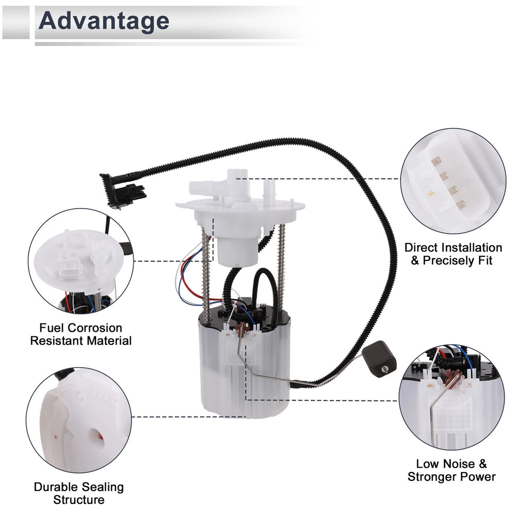 Fuel Pump Assembly for Chevrolet Trax, Buick Encore (2015–2022) No. 13516865