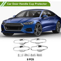 Set of 8 Chrome Door Handle Cup Protectors for Toyota Camry (2018–2024)