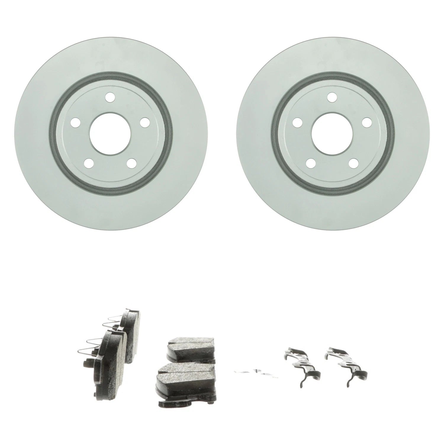 Bosch Front Rotors & Blue Ceramic Disc Brake Pad Kit for Cherokee Durango