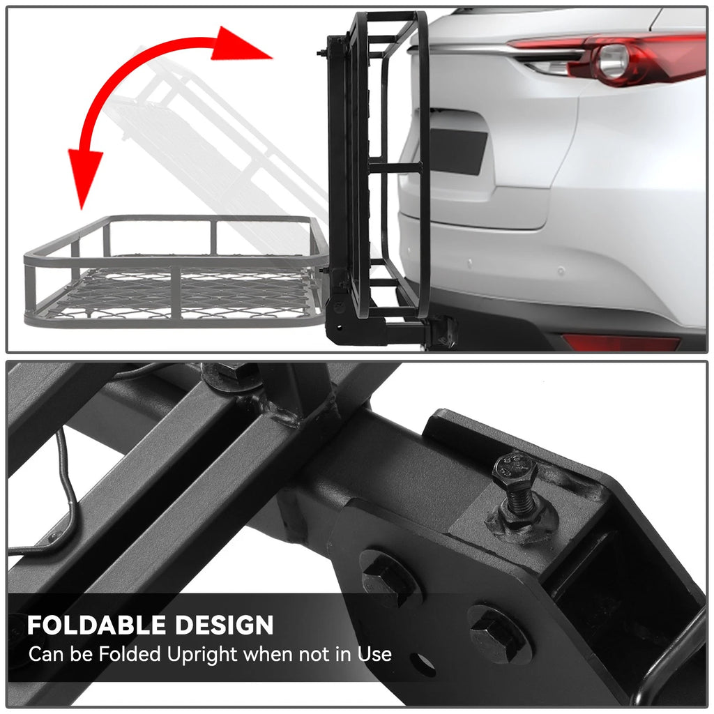 2" Receiver Tow Hitch Cargo Rack Carrier for Universal Fit (2010–2023)