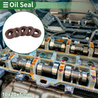 Set of 5 Oil Seal Rotary Shaft Seal 10x20x5mm Fluorine Rubber