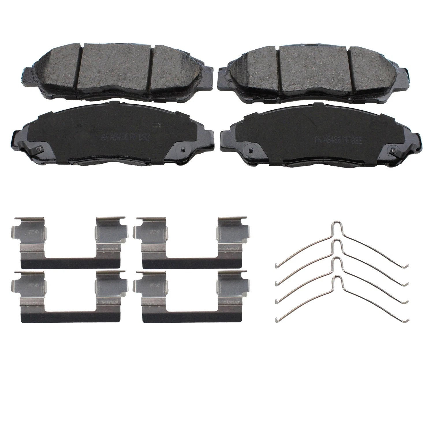Front Rotors & Akebono ProACT Ceramic Brake Pads Kit for Acadia Blazer (2017–2023)