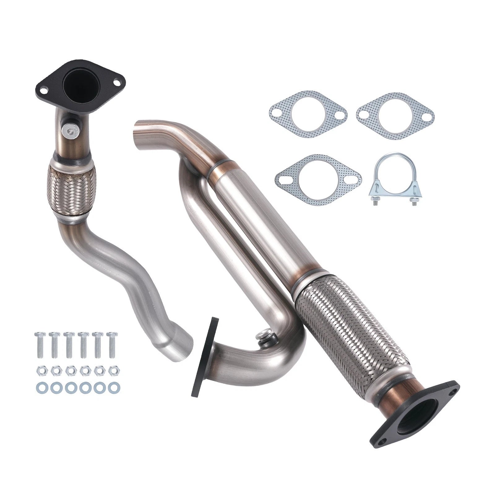Exhaust Y Flex Pipe Kit for Chevy Traverse GMC Acadia Buick Enclave (2009–2017)
