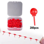 200pcs Silicone Beads 5mm for Fishing Rig Accessories