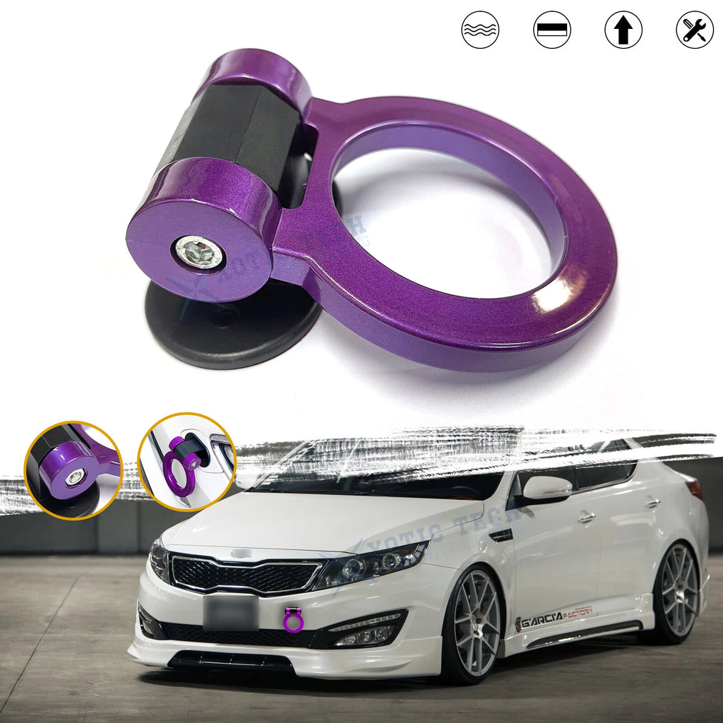 Purple Track Tow Hook Look Decor for Honda Civic (2017–2021)
