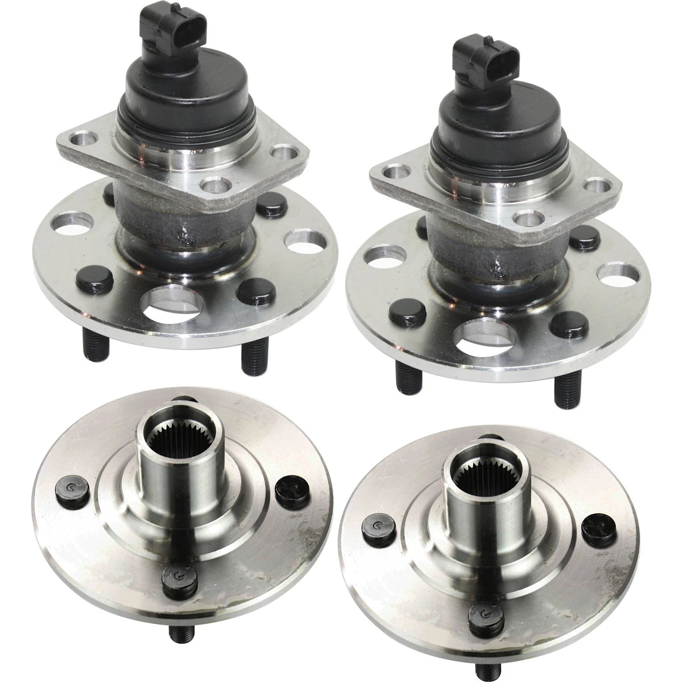Wheel Hubs for Saturn SL2 (1994–2002) Front & Rear 4 Lug with Bearing