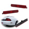 Set of 2 Red Rear Side Marker Light Reflectors for Chevy Lumina Monte Carlo