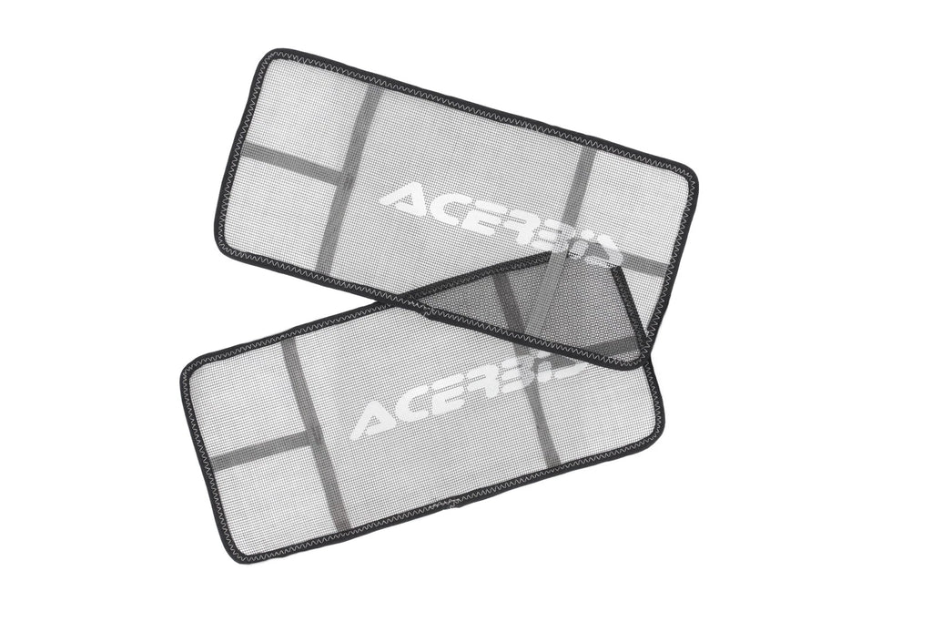 Acerbis U Radiator Louvers for Offroad Vehicles (2010–2020) - Black