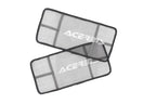 Acerbis U Radiator Louvers for Offroad Vehicles (2010–2020) - Black