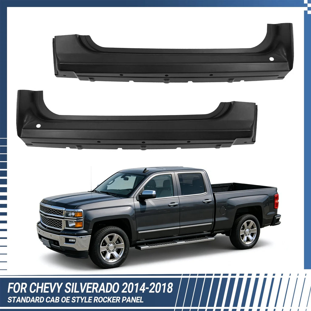 Outer Rocker Panels for Chevy Silverado Sierra 1500 (2007–2013)