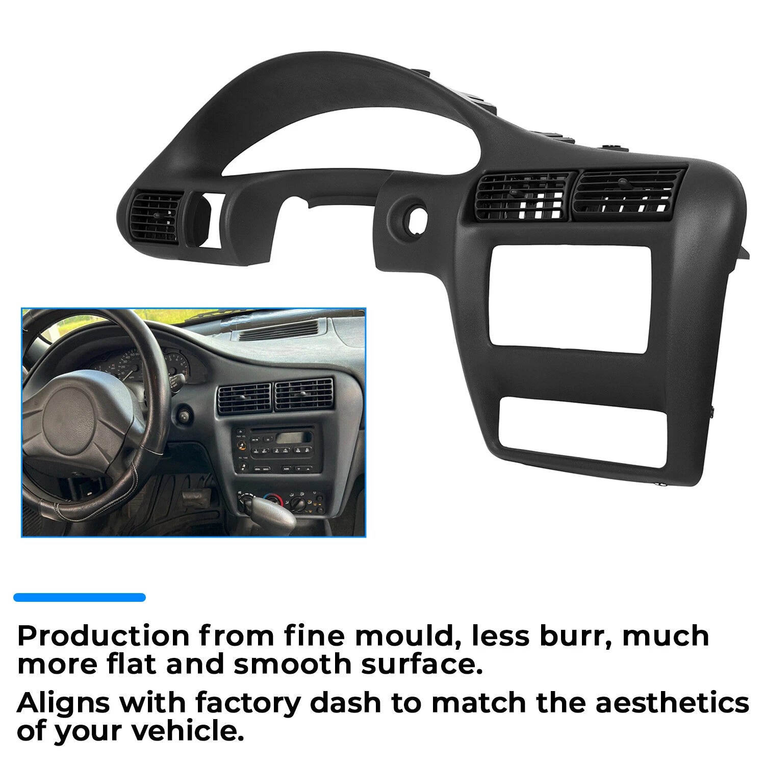 Dash Panel Speedometer Trim Bezel for Chevrolet Cavalier (2000–2005) #22698064