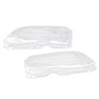 2X Transparent Headlight Lens Cover for BMW 3 Series E46 (2002–2005)
