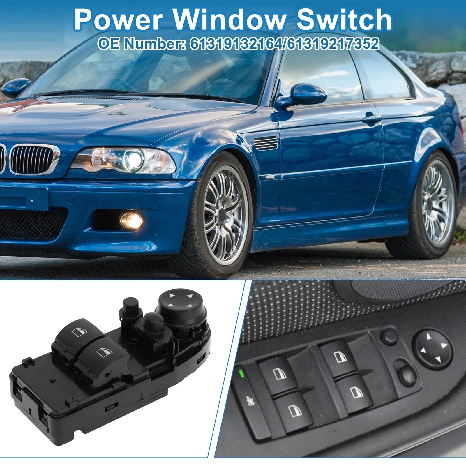 Power Window Switch for BMW 328i (2007-2013)