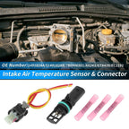 Intake Air Temperature Sensor Connector Kit for Chrysler Jeep ()