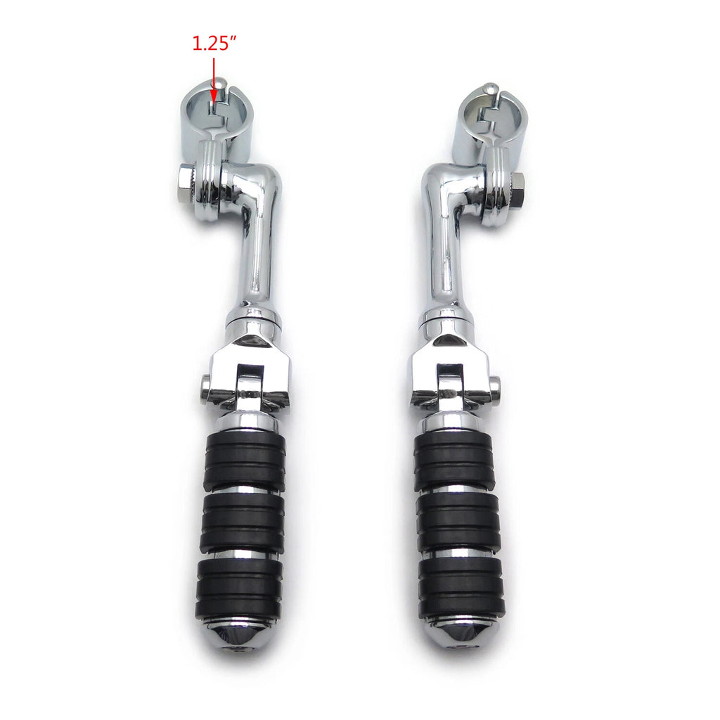 Foot Pegs for Harley Touring Electra Glide Road King Street Glide (1-1/4")