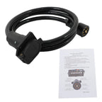 7 Pin Trailer Extension for 7 Way Trailer Plug (6 Feet)