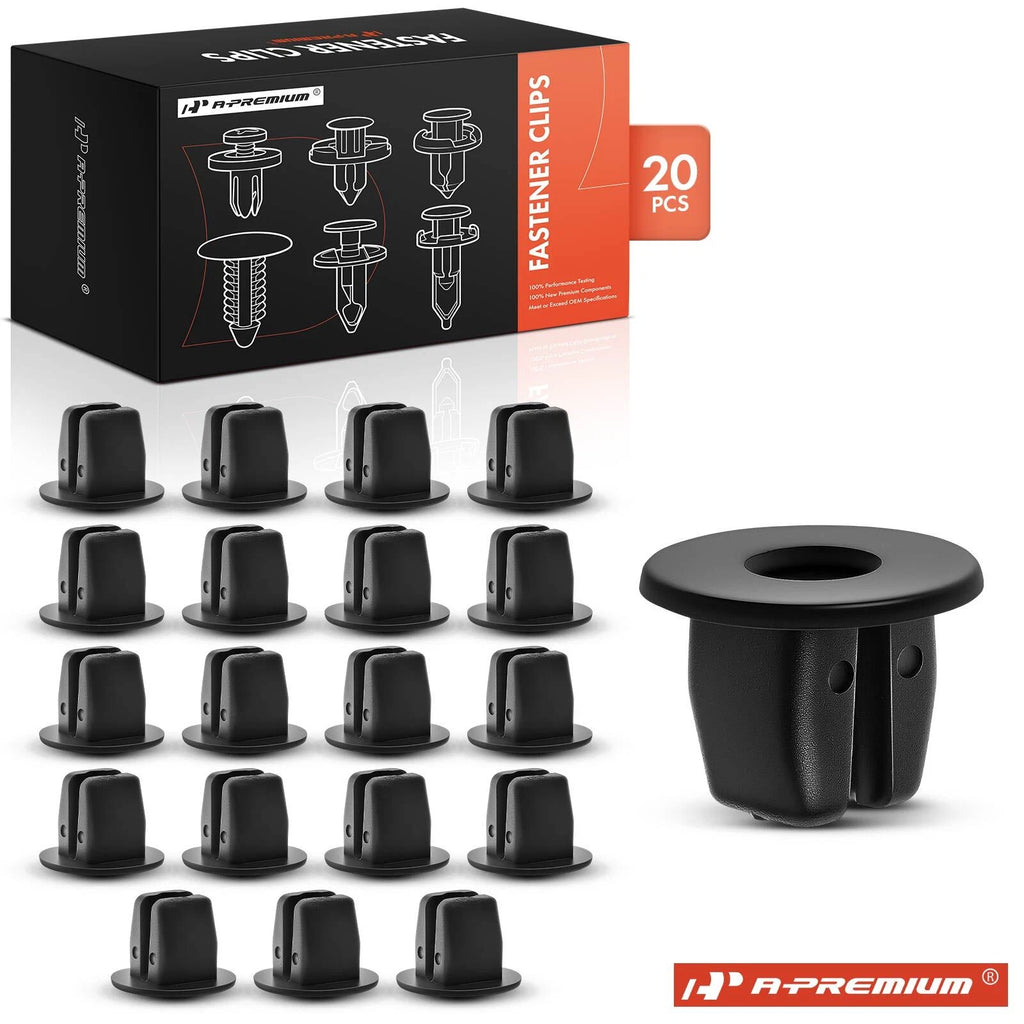 20Pcs Nylon Front Bumper Apron Nut Retainer Clips for Nissan 