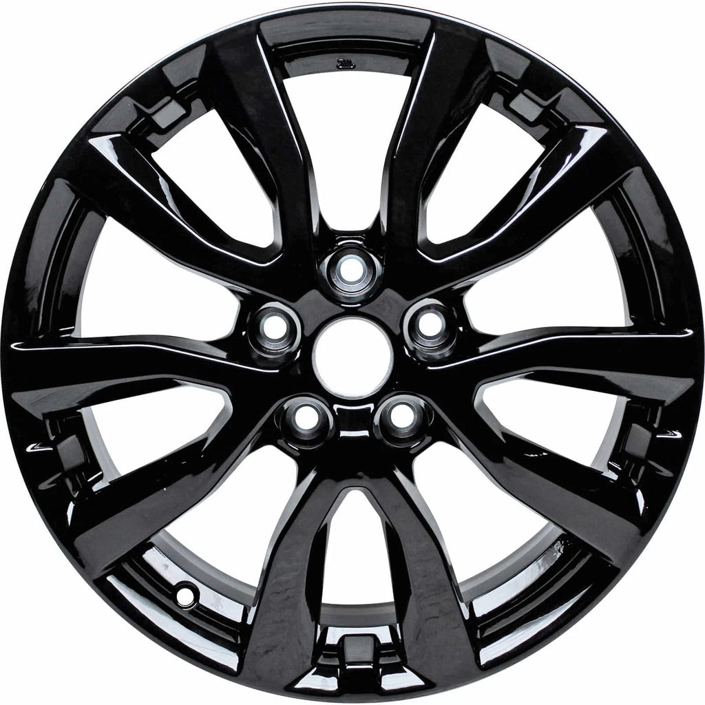 New 17 x 7 Black Alloy Wheel Rim for 2017-2020 Nissan Rogue Midnight 62746