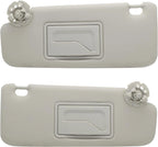 Sun Visor Set for Chevy Cruze (2017–2018) - Gray, Left & Right, w/Mirror