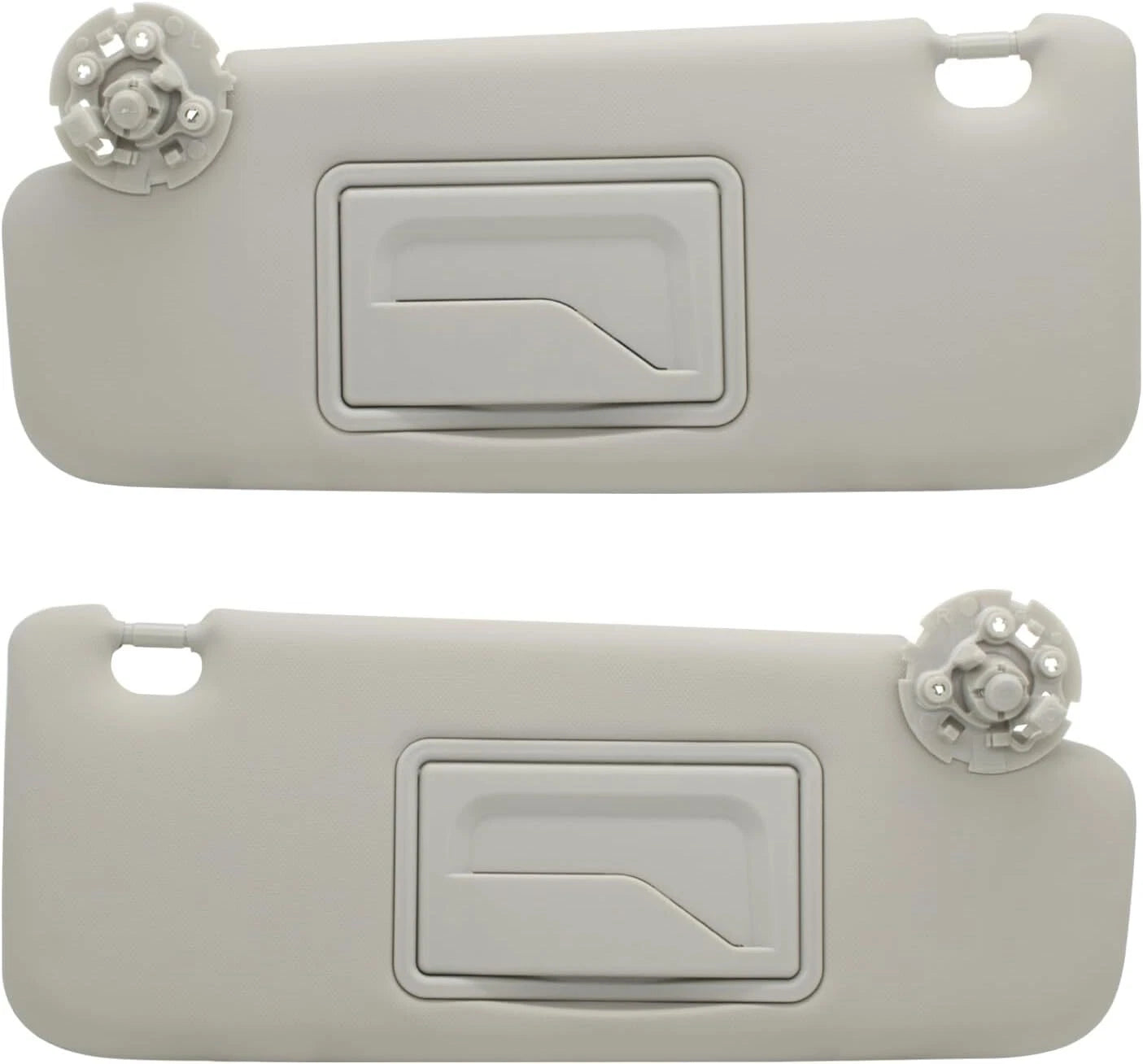 Sun Visor Set for Chevy Cruze (2017–2018) - Gray, Left & Right, w/Mirror