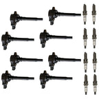 Set of 8 Ignition Coils & Iridium Spark Plugs for Mercedes-Benz E63 AMG (2010–2016)