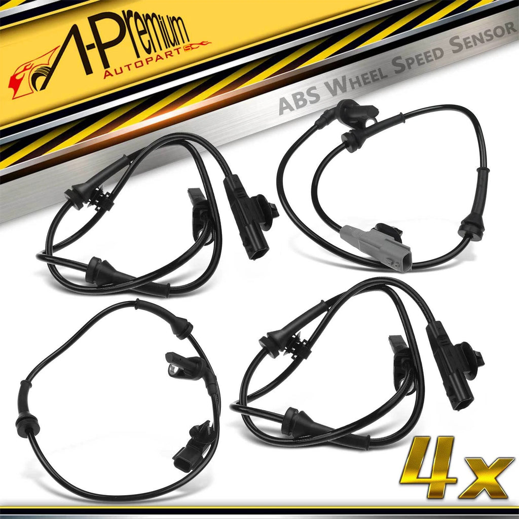 4X ABS Wheel Speed Sensor for Nissan Versa (2010–2019)