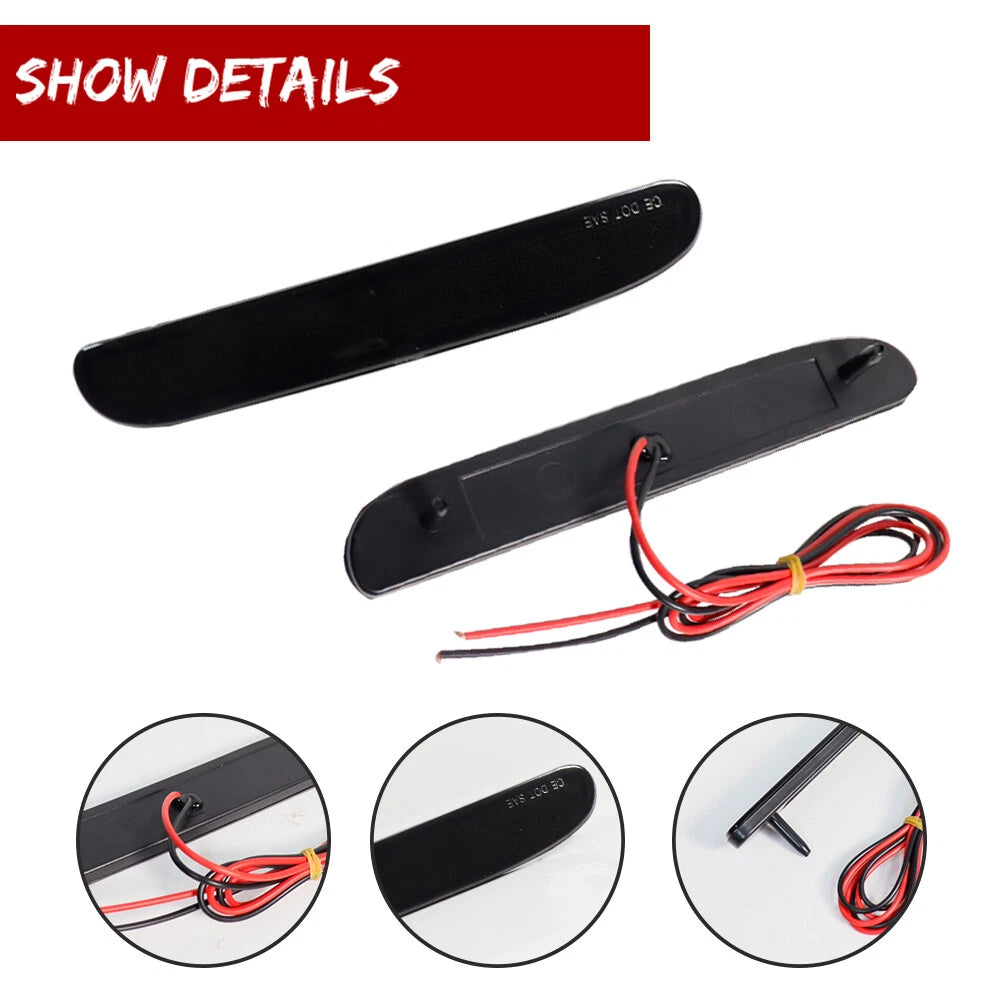 Smoke Rear LED Side Marker Lights for Ford Mustang (1994–1998)