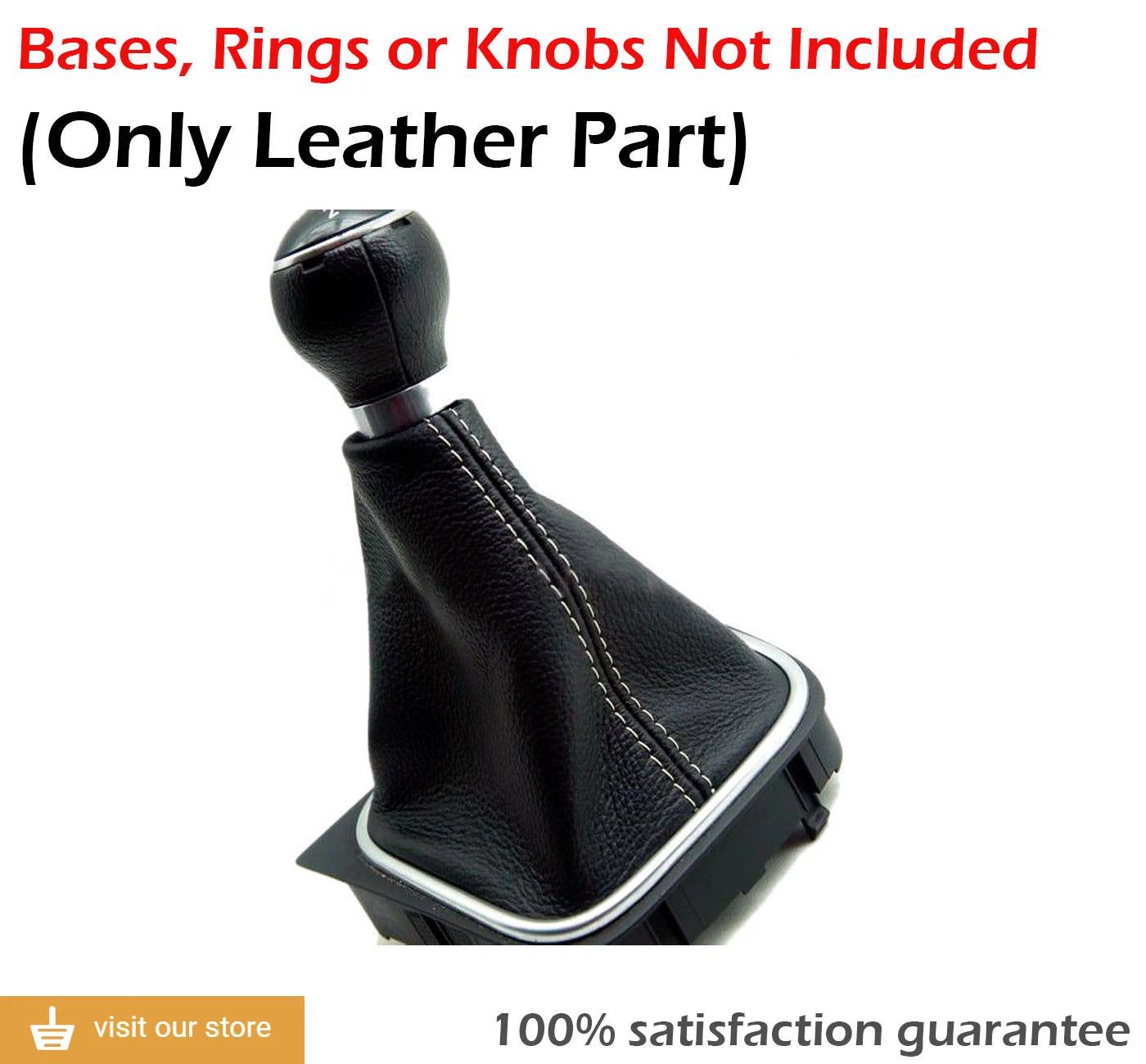 Manual Shift Boot for VW Jetta Vento Bora (2005–2012) Beige Stitch